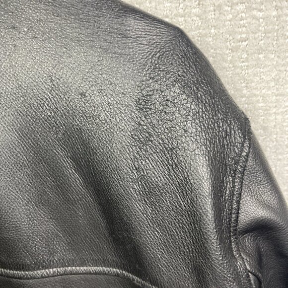 Alexander Keiths India Pale x Mondetta Mens Leather Jacket XL Canada Made Rare - Picture 12 of 16